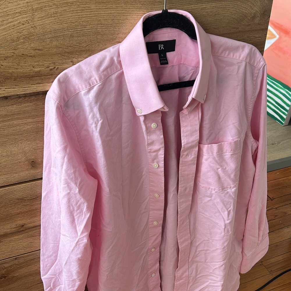 Banana Republic Pink Men's Shirt